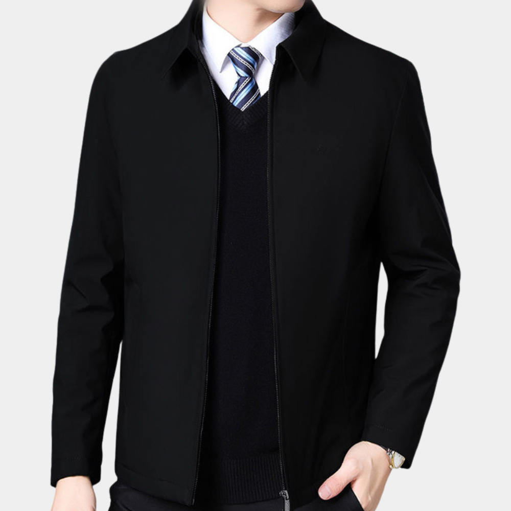 Herren Übergangsjacke Reißverschluss Klassiker