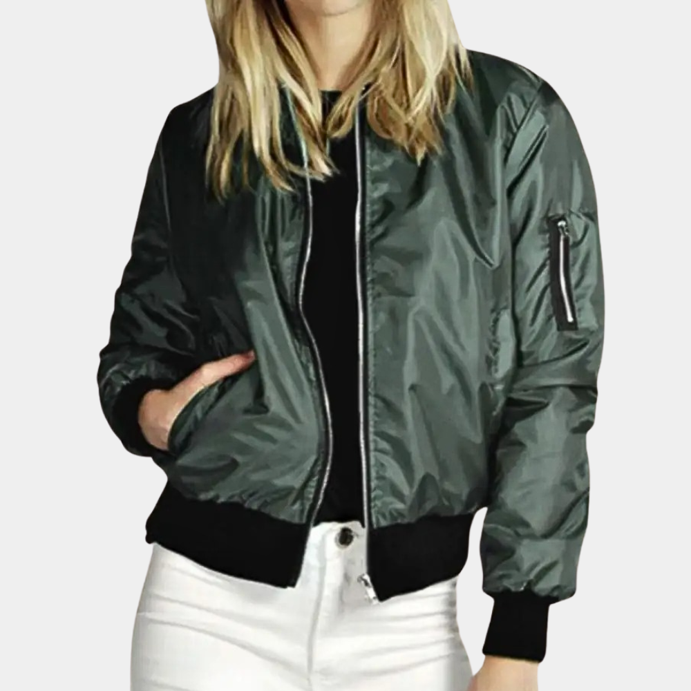 Herbstjacke Frau Stilvoll Bequem