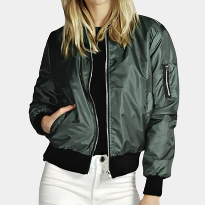 Herbstjacke Frau Stilvoll Bequem