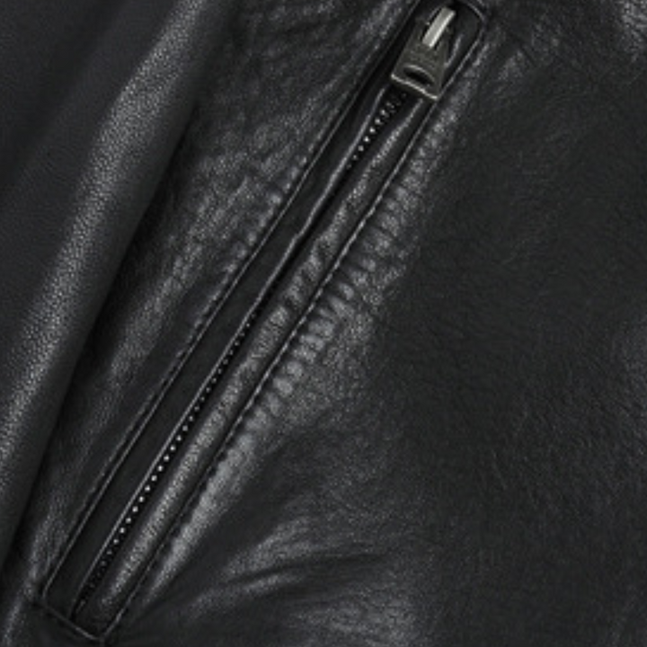 Elegante Lederjacke Herren Modern Cut - IdealeKleiden