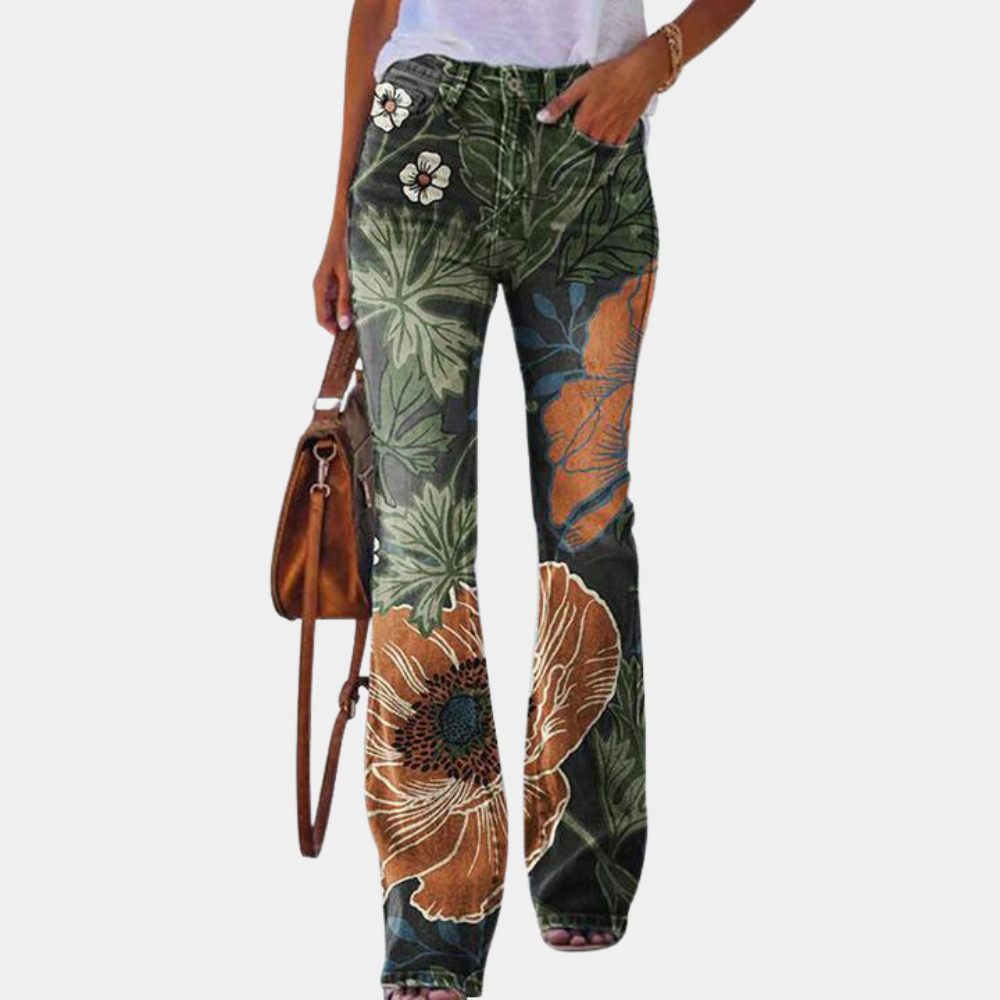 Moderne Damenjeans Mit Style Knöpfe