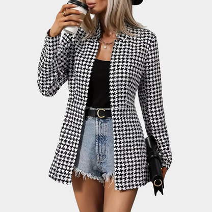 Eleganter Blazer Lang Modisch Offen