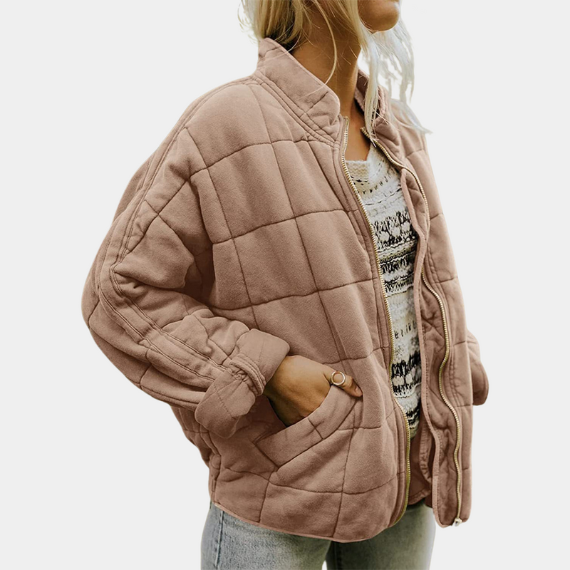 Warme Quiltjacke mit Taschen