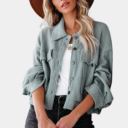 Moderne Winterjacke Damen Herbst Stil