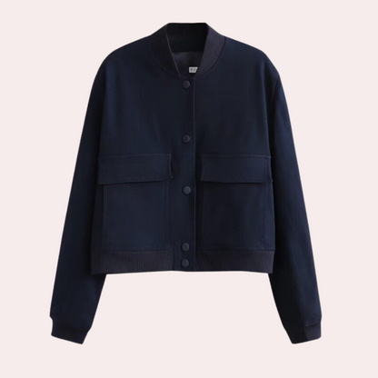 Moderne Herbstjacke Frauen Bomberstyle
