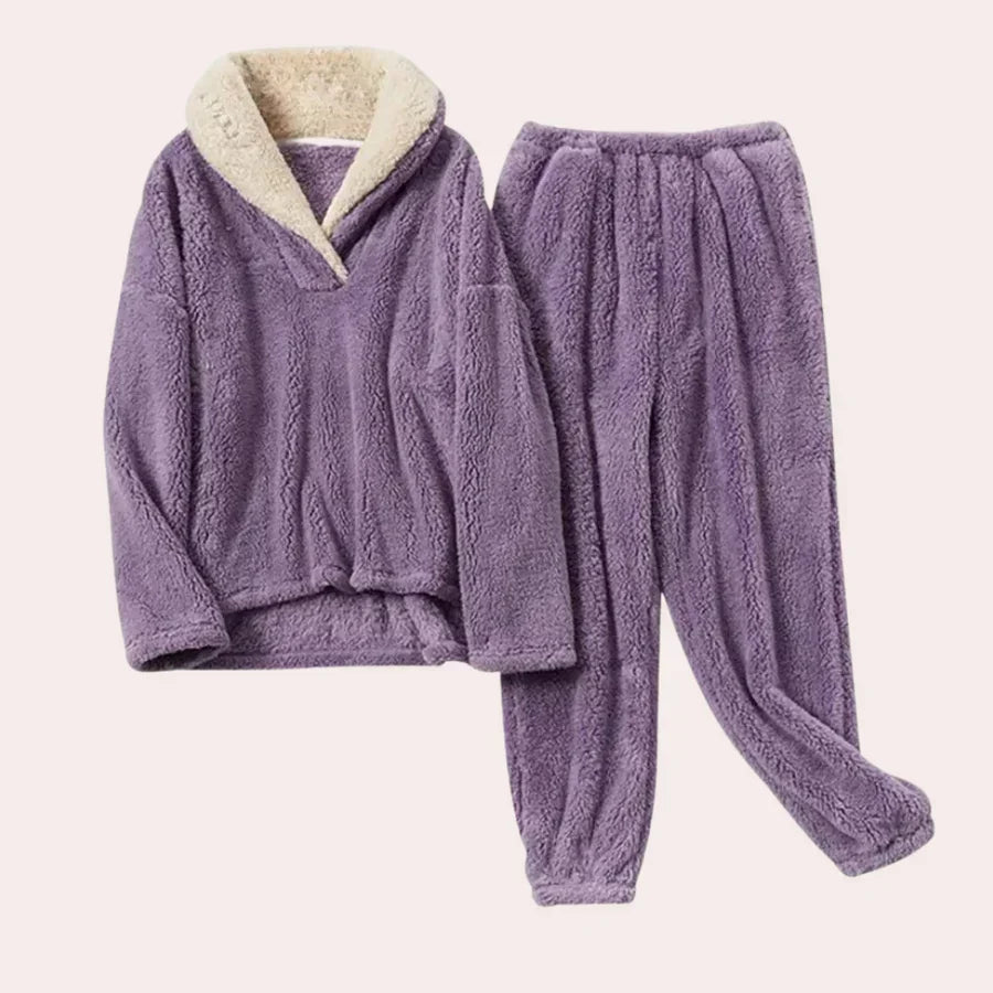 Damen Pyjama Set Weich & Bequem