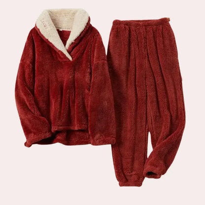 Damen Pyjama Set Weich & Bequem