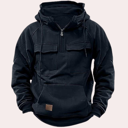 Herren Hoodie Winter Warm Elegant - IdealeKleiden