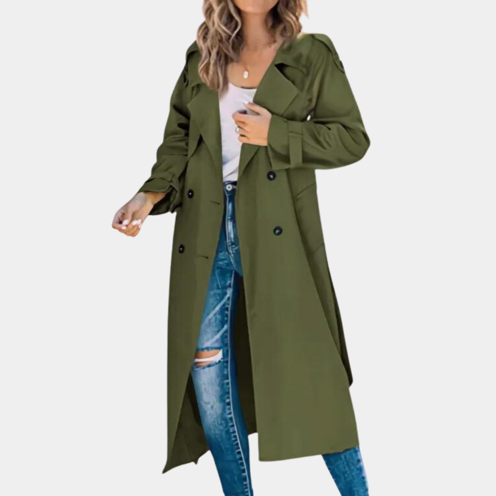 Modischer Damen-Trenchcoat Herbst Chic