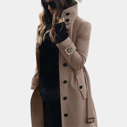 Eleganter Damen-Trenchcoat Warm & Stilvoll - IdealeKleiden