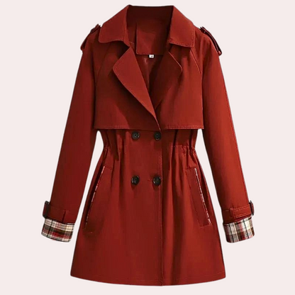 Frauen Trenchcoat Elegant Herbst