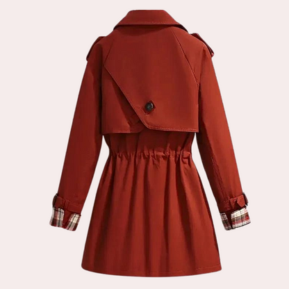 Frauen Trenchcoat Elegant Herbst - IdealeKleiden