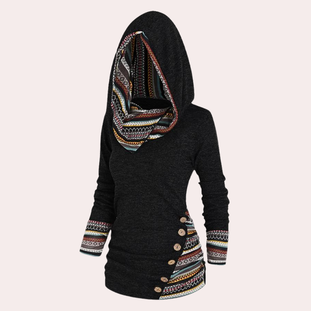 Herbstpullover Frauen Trendy Kapuzenstyle
