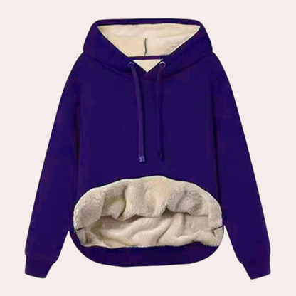 Weicher Winterhoodie Frauen Bequem