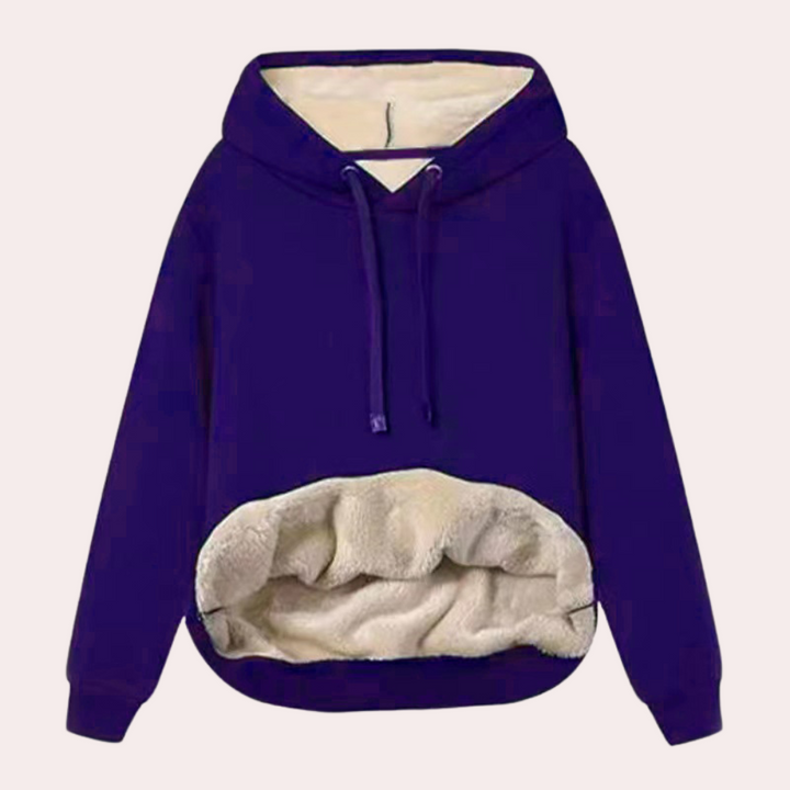 Weicher Winterhoodie Frauen Bequem