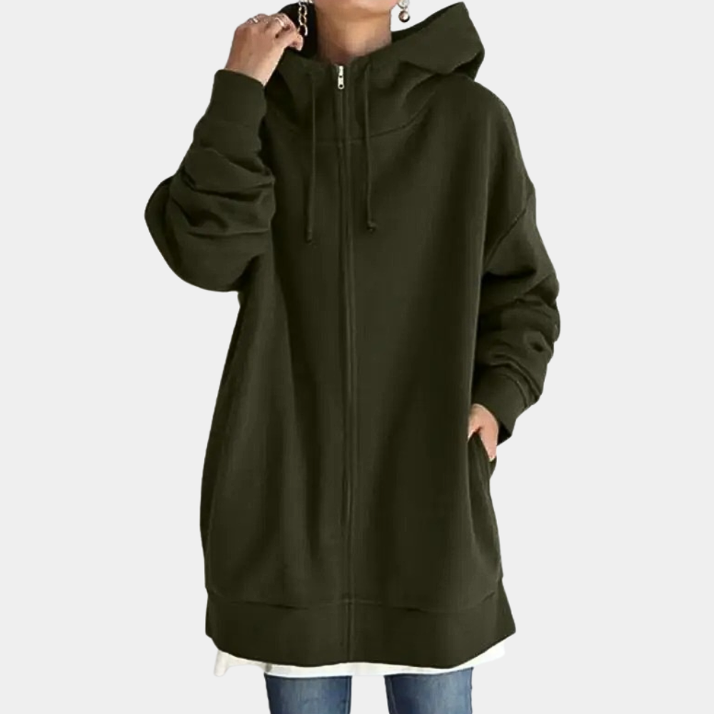 Herbst Hoodie Frauen Reißverschluss Sweatshirt