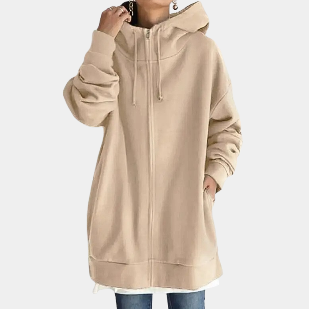 Herbst Hoodie Frauen Reißverschluss Sweatshirt