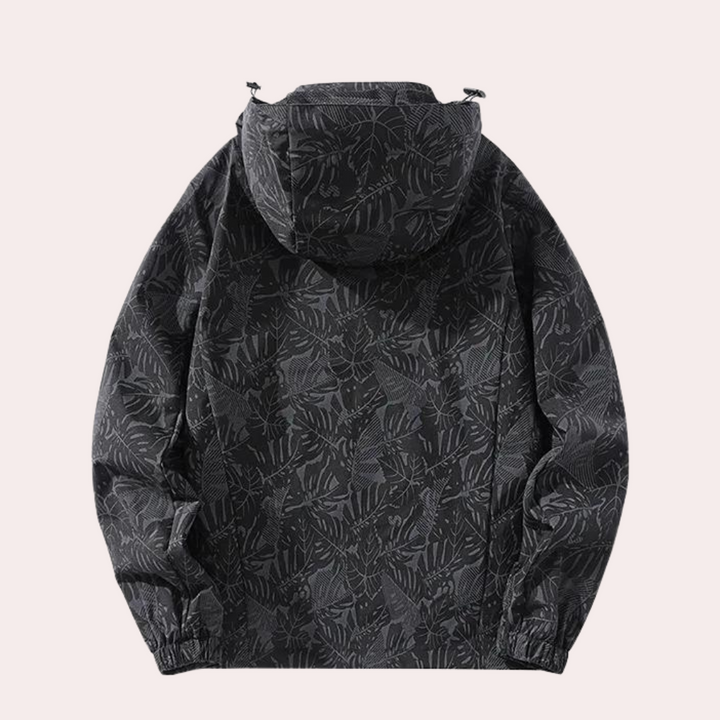 Modische Damenjacke - Abnehmbare Kapuze Windbreaker - IdealeKleiden