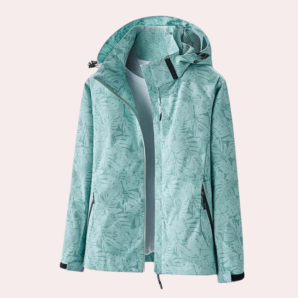 Modische Damenjacke - Abnehmbare Kapuze Windbreaker