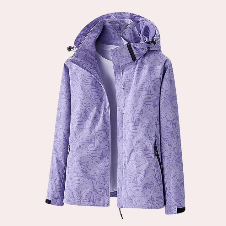 Modische Damenjacke - Abnehmbare Kapuze Windbreaker