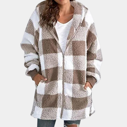 Lange Frauenhoodie Warm Winter