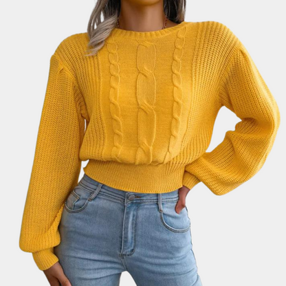 Weicher Damenpullover Gemütlich Stricken