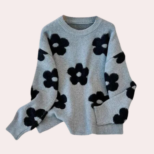 Damen Strickpullover Bequem Winterlich Elegант - IdealeKleiden