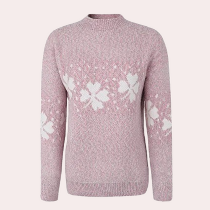 Damen Strickpullover Weich Elegantes Design