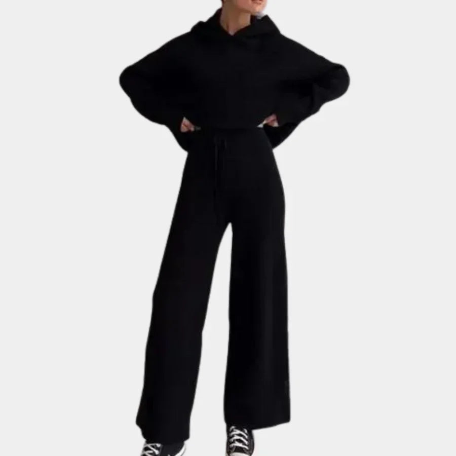 Elegantes 2-teiliges Damen-Outfit Komfort Stil - IdealeKleiden