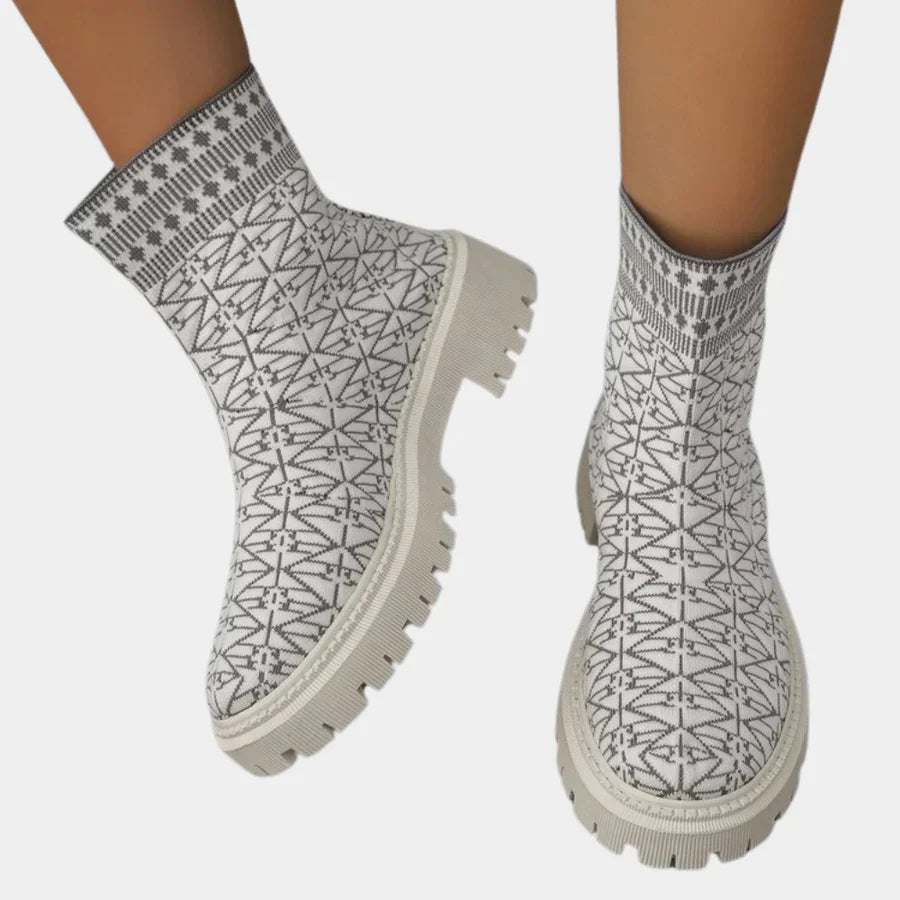 Moderne Damenstiefel Schick Stil