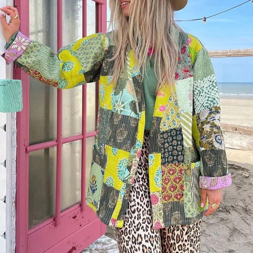 Herbst Damenjacke Trendy & Farbenfroh - IdealeKleiden