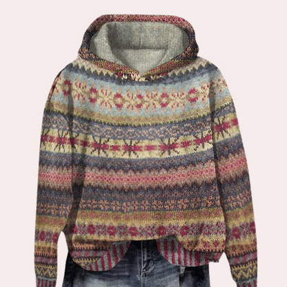 Elegante Damenhoodie Wintermode Modern