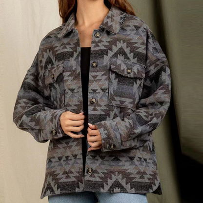 Stylische Herbstjacke Damen Modern Klassik