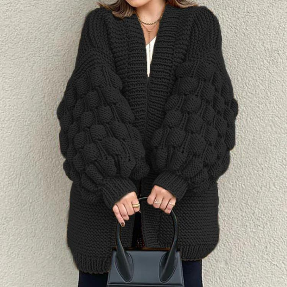 Stylische Winterjacke Damen Elegant Puff