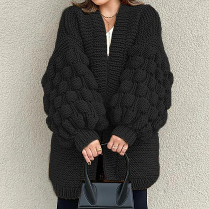 Stylische Winterjacke Damen Elegant Puff