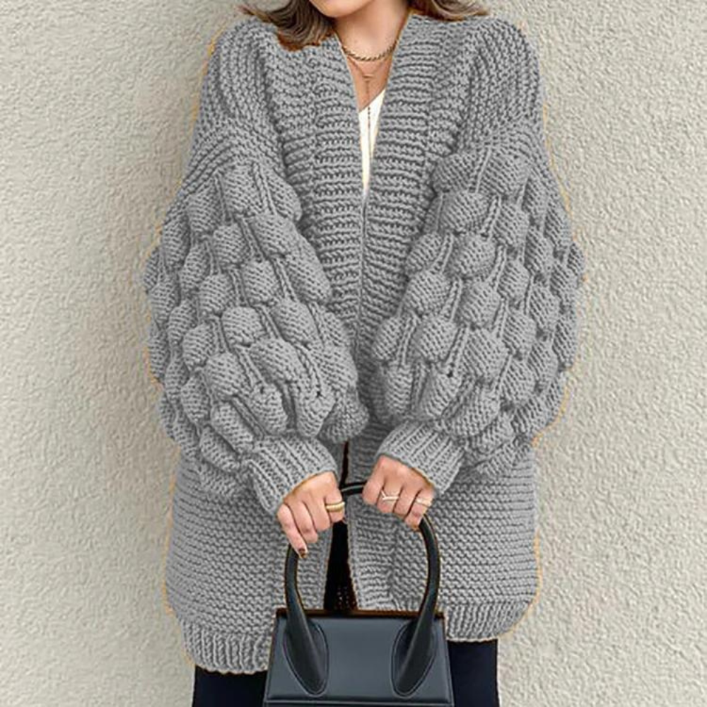 Stylische Winterjacke Damen Elegant Puff