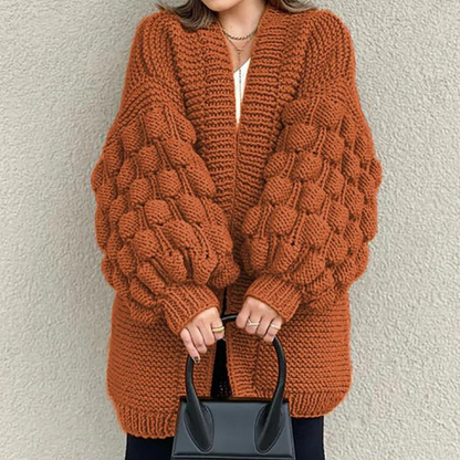 Stylische Winterjacke Damen Elegant Puff