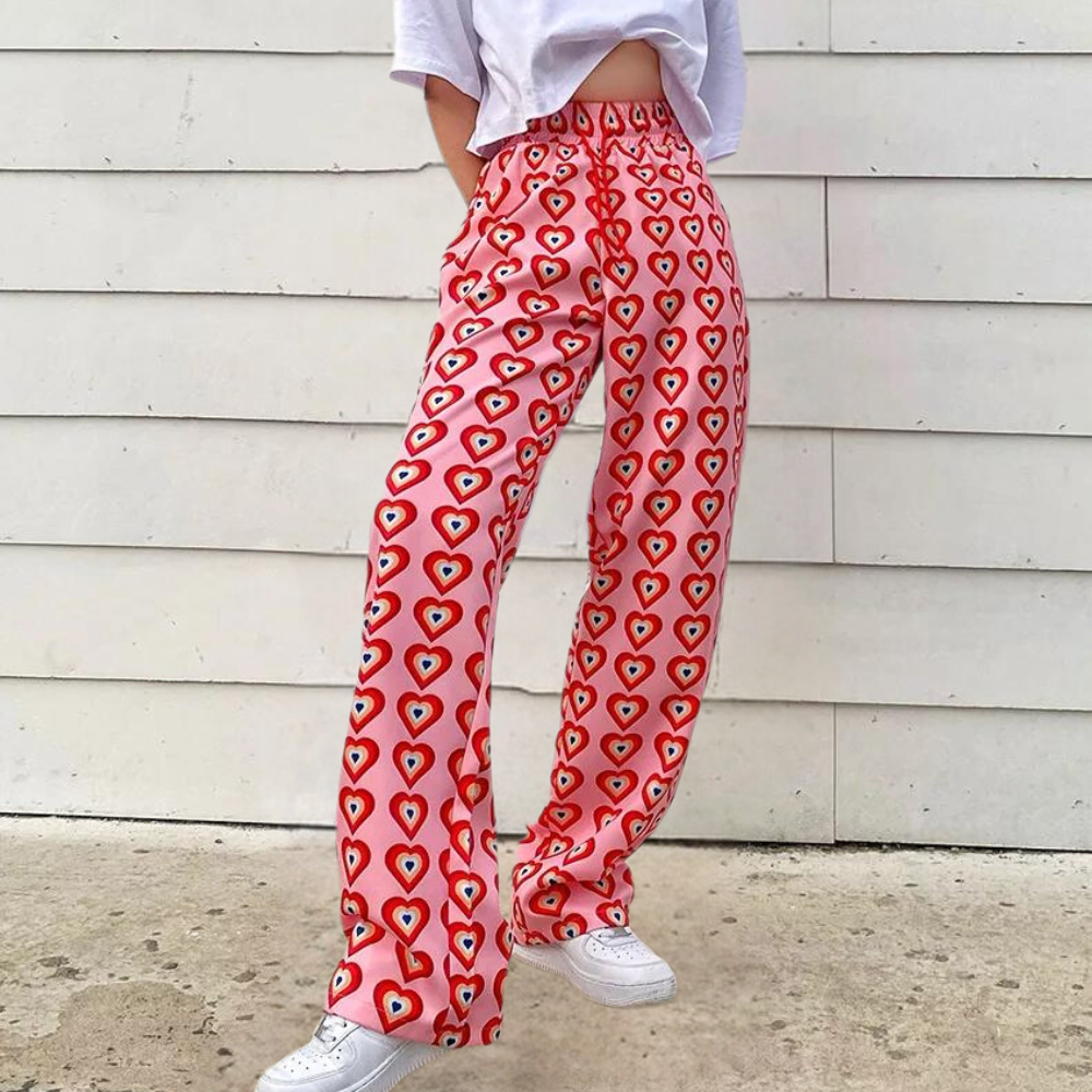 Moderne Damen-Hose mit Seitentaschen Komfort Fit - IdealeKleiden