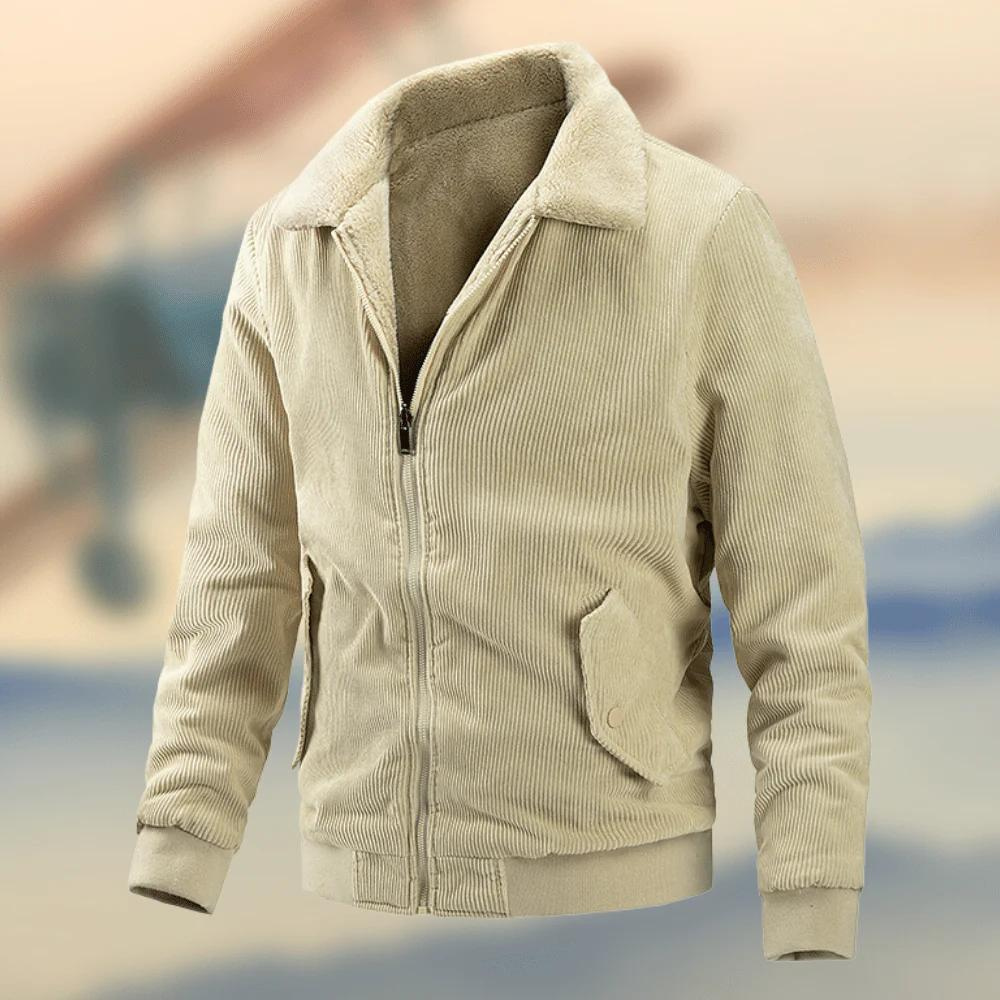 Herren Cordjacke Elegant Bequem Tragen
