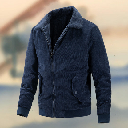 Herren Cordjacke Elegant Bequem Tragen - IdealeKleiden
