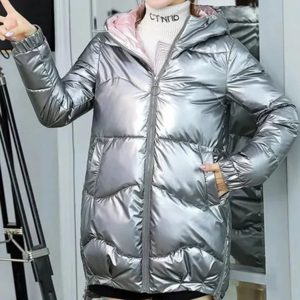 Bequeme Damenjacke Warm Kapuzenjacke