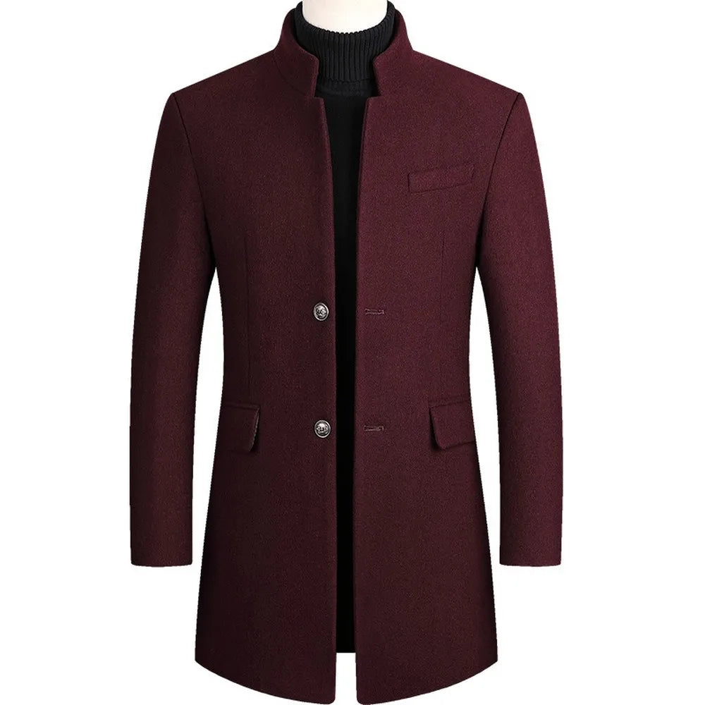Herren Wintermantel Elegantes Design Premium Qualität - IdealeKleiden