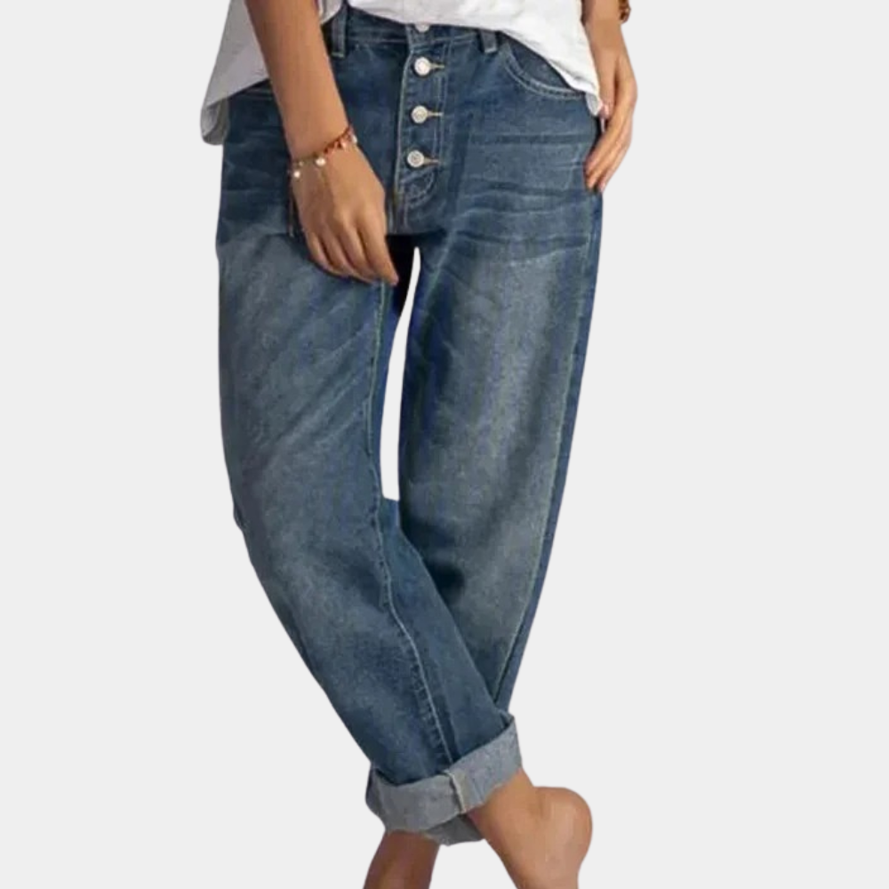 Hochwertige Damenjeans Hohe Taille Slim Fit