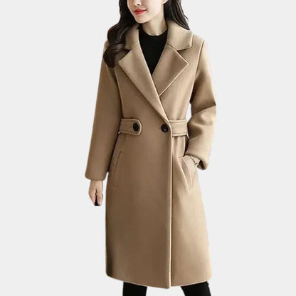 Langer Damen Wintermantel Elegant Carmen