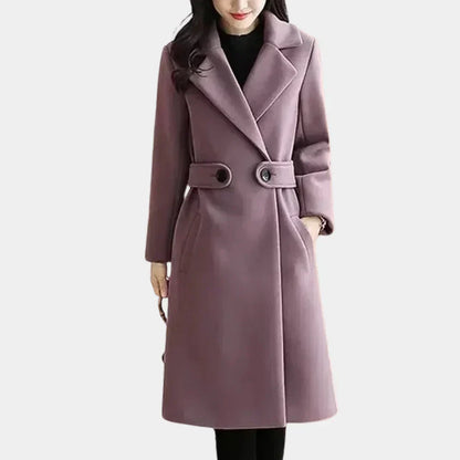 Lange Damen Winterjacke Carmen Stil
