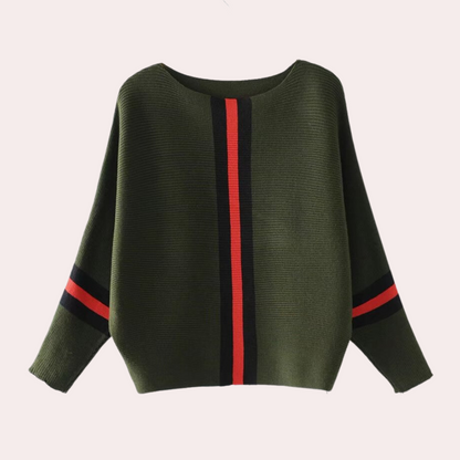 Damen-Pulli Elegant Streifen-Design