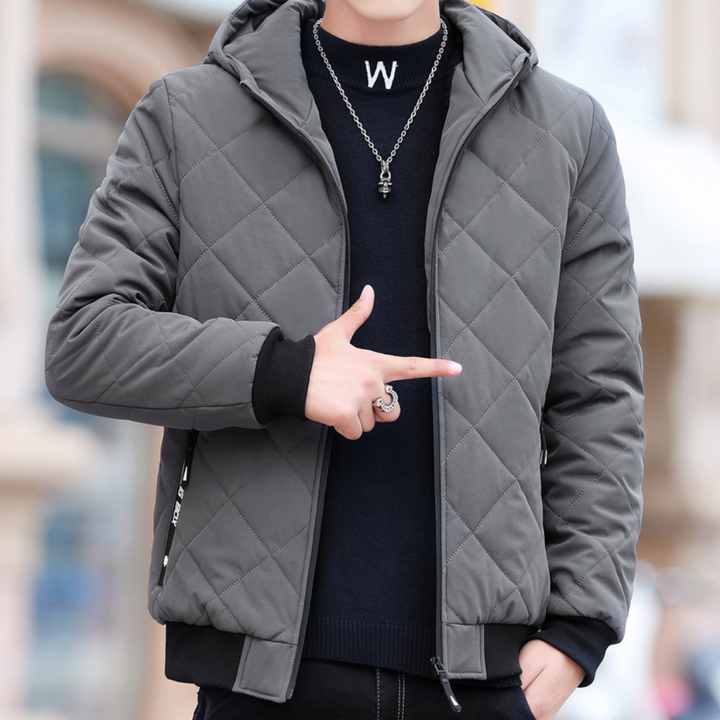 Herrenjacke Kapuze Modern Gemütlich