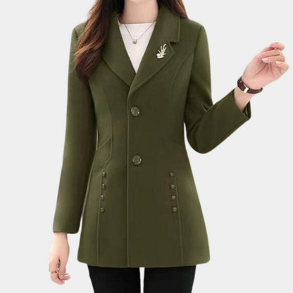 Eleganter Damenmantel Herbst Modell