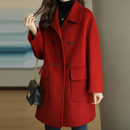 Elegante Damen Winterjacke Einfarbig