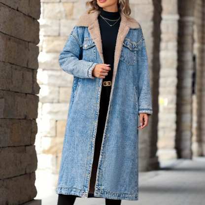 Leichte Damen Denimjacke Winter